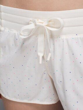 LuluLemon - Swift Ultra White Confetti Running Shorts